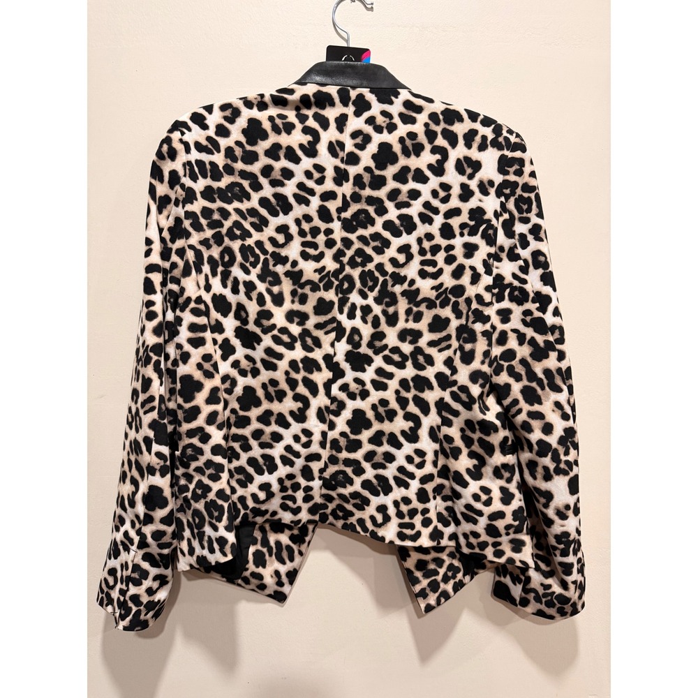 #39 New York & Company Blazer ptp: 20" Sz. 10 NWT Leopard MSRP $79 - Picture 7 of 8